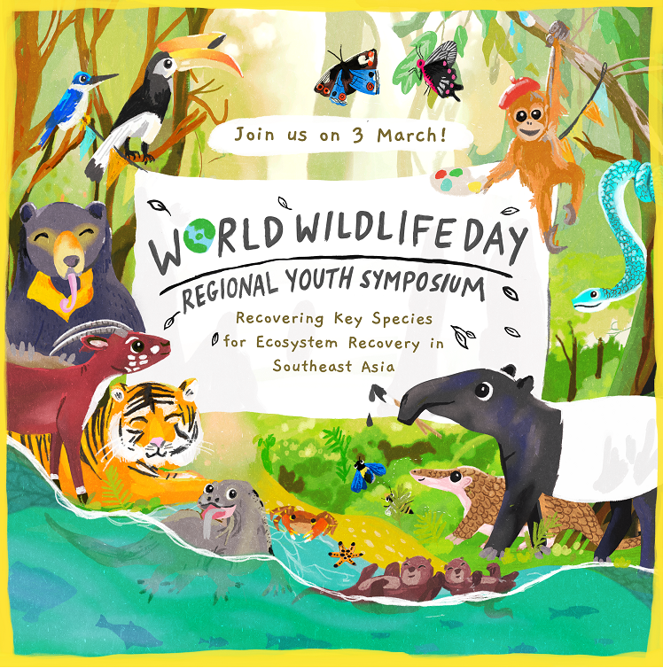 Key visual for World Wildlife Day Regional Youth Symposium 2022