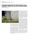 Urban Habitats for Ground-Nesting Birds, Insects and Plants: Green Roofs in Switzerland