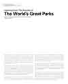 Learning From The Success of The World’s Great Park