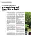 Encouraging Pubic Appreciation: Interpretation and Education in Parks