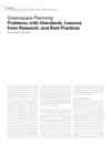 Greenspace Planning: Problems with Standards, Lessons from Research, and Best Practices