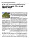 A Life Cycle Assessment and Comparison: Sustainability Impacts of Five Vertical Greening Systems
