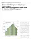 Stormwater Management Using Green Roofs in Japan: Plant Selection for Extensive Green Roofs to Optimise Water Management