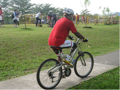 A Cyclist with a Difference