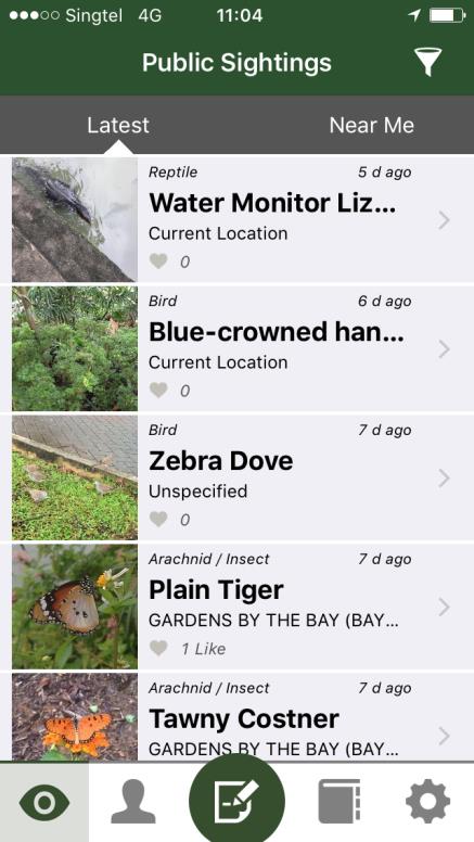 Ready? Aim! ‘Shoot!’ – Crowdsourcing Biodiversity Sightings from the Community