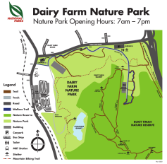 Dairy Farm Nature Park map