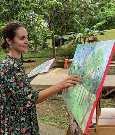 Mylene Viggers at work