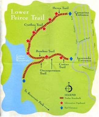 Lower Peirce Trail Map