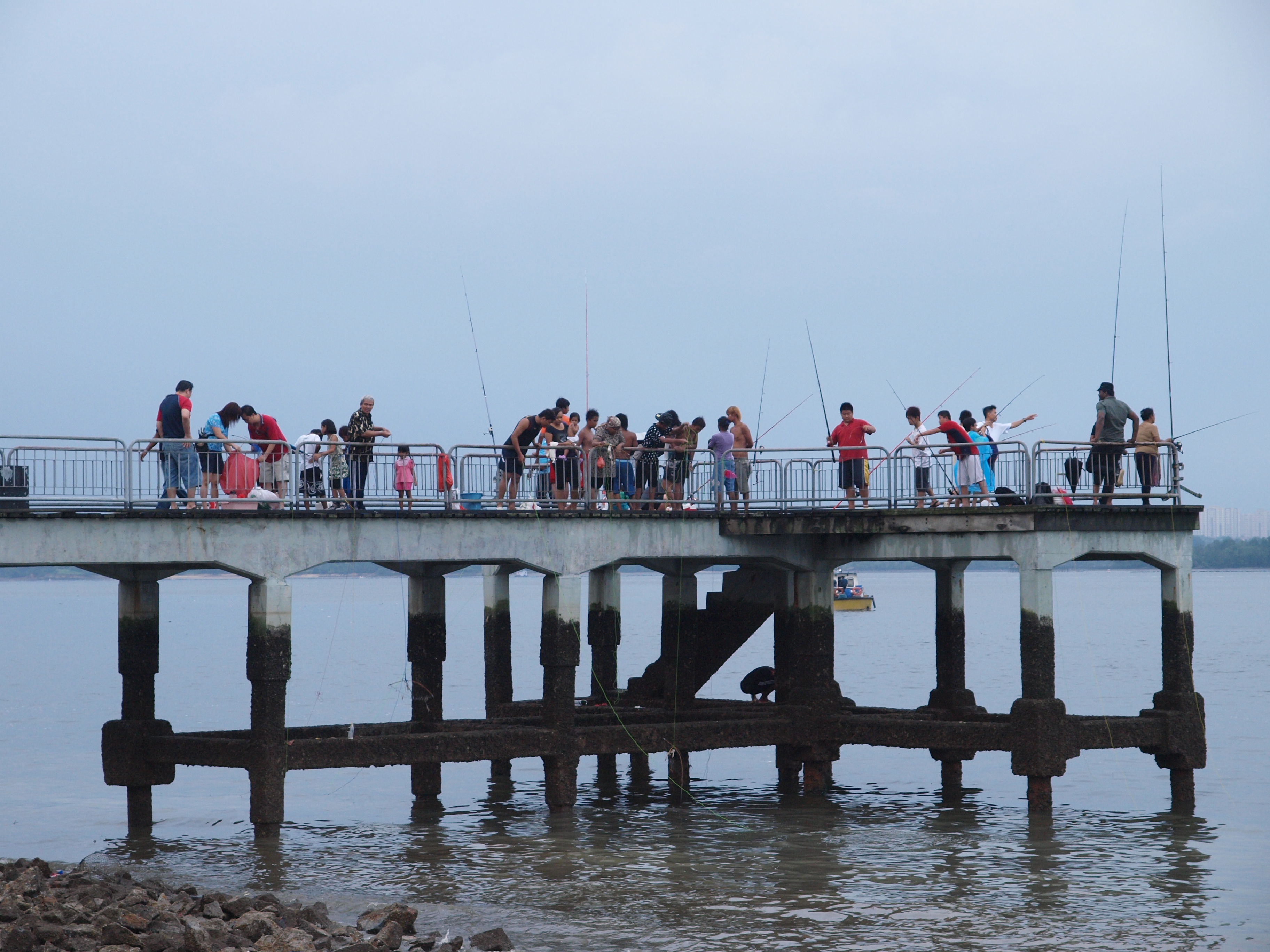 Fishing at the jetty