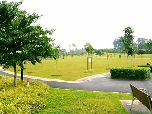 Green Lawn at Woodlands Waterfront Park