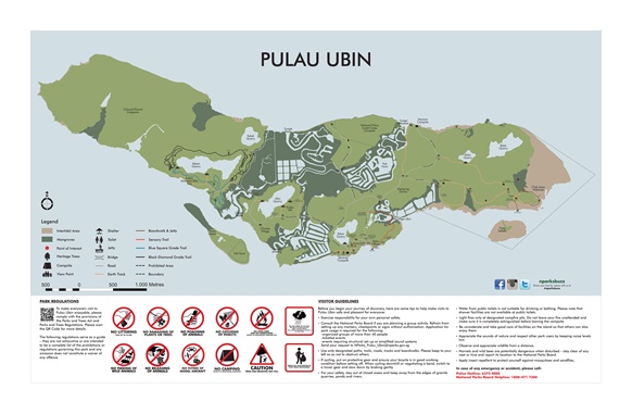 Map of Pulau Ubin