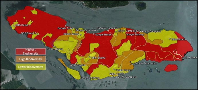 Pulau Ubin Biodiversity Layers