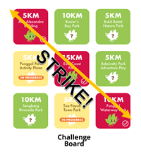 near challenge board strike