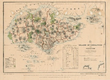 Map of the Island of Singapore and its Dependencies