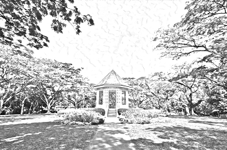 Sketch of Bandstand
