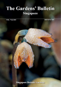 Cover image of Gardens Bulletin Singapore Vol.77 P2