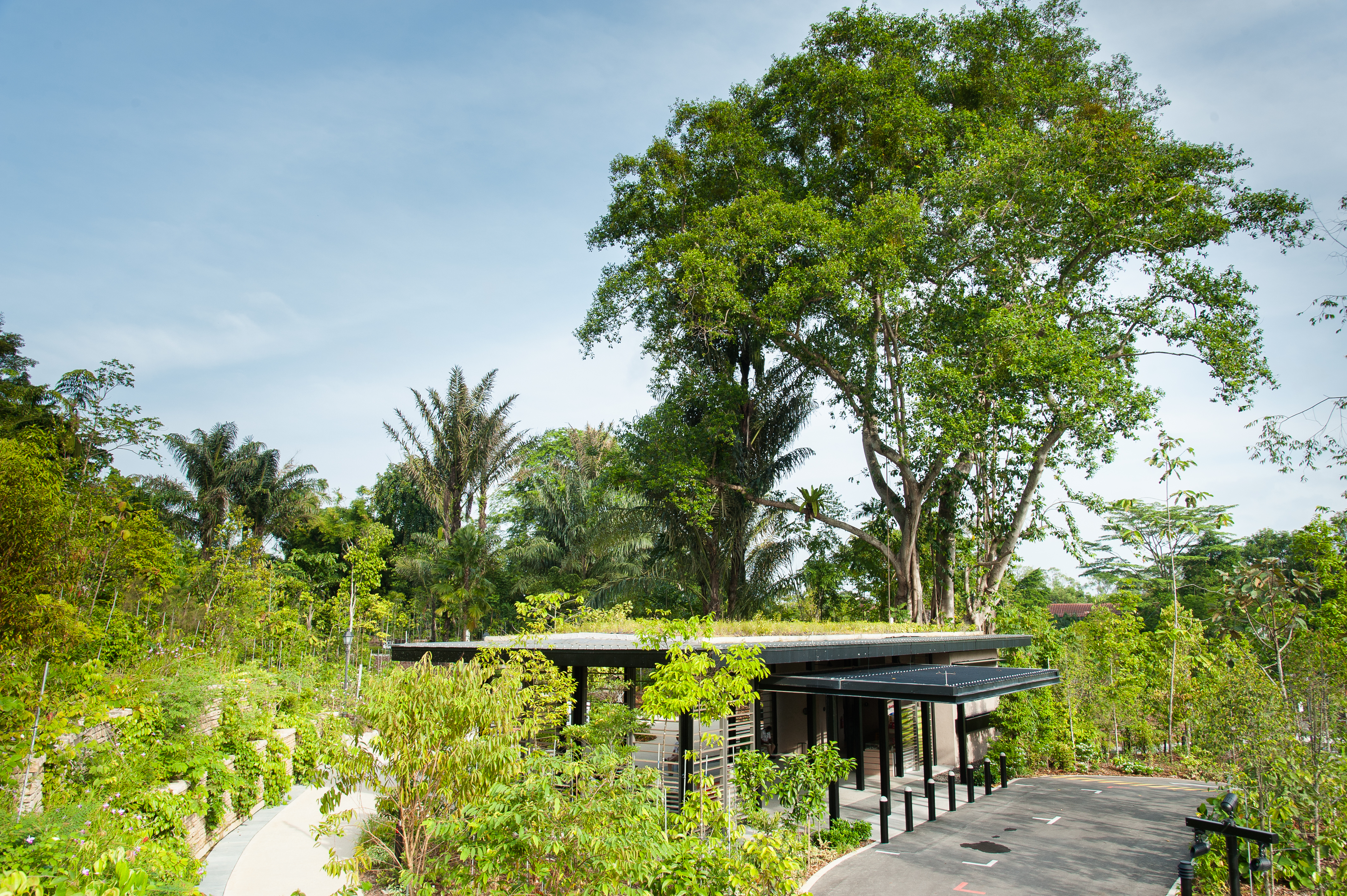 View of the main entrance of Gallop 