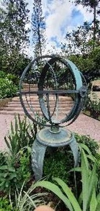 Sundial at National Orchid Garden