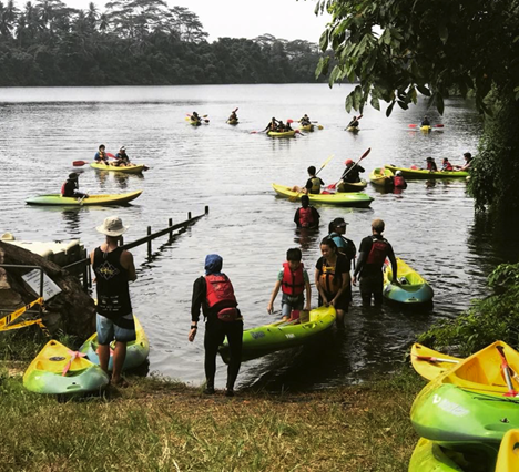 kayaking