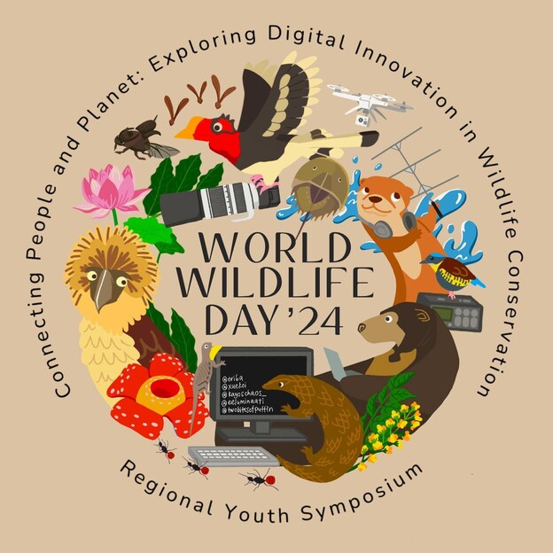 World Wildlife Day Regional Youth Symposium 2024 Key art