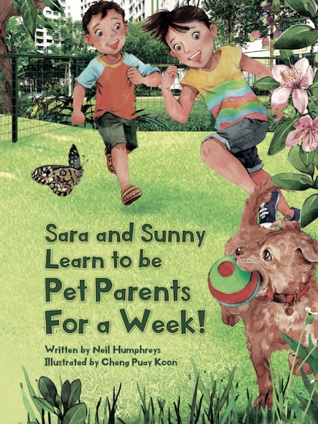 Sara and Sunny learn to be pet parents for a week book cover