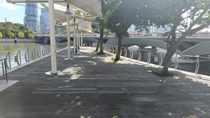 Former site of Merlion statues