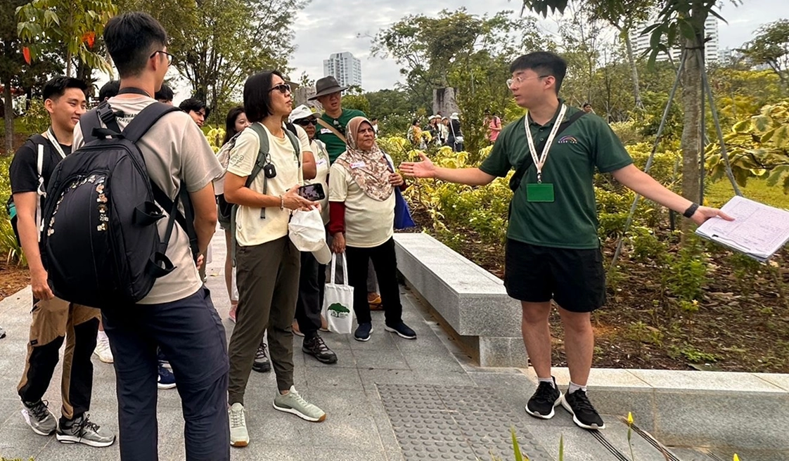 Guided nature walk during Nature Kakis Appreciation Event