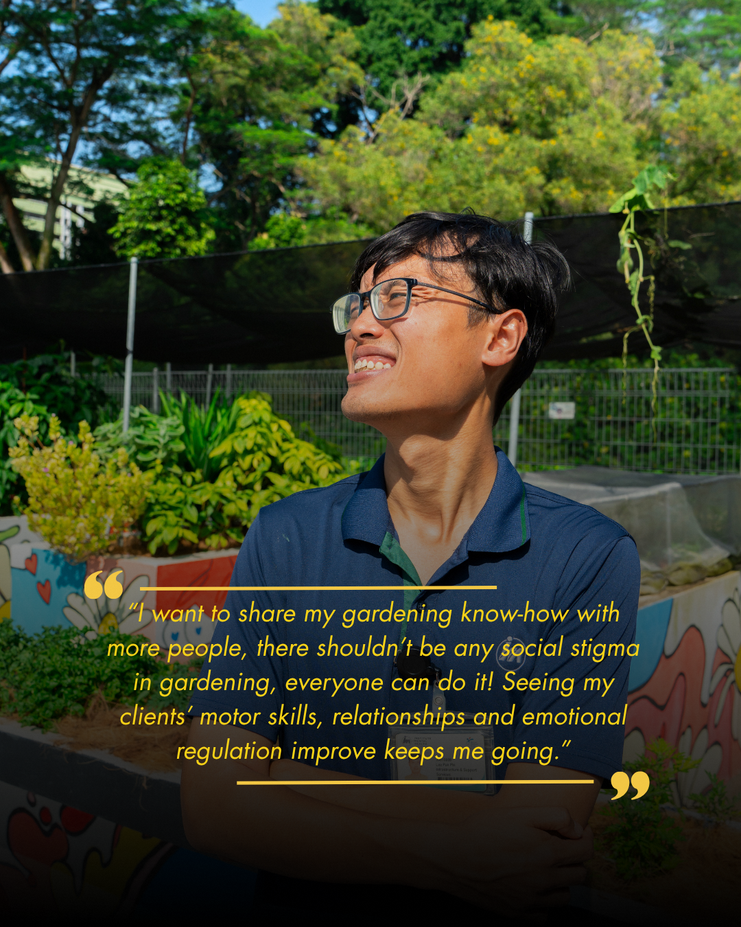 Mr Phillip Lee's therapeutic horticulture initiatives at Institute of Mental Health